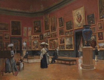 Visitatori al Museo di Grenoble da Jules Bernard